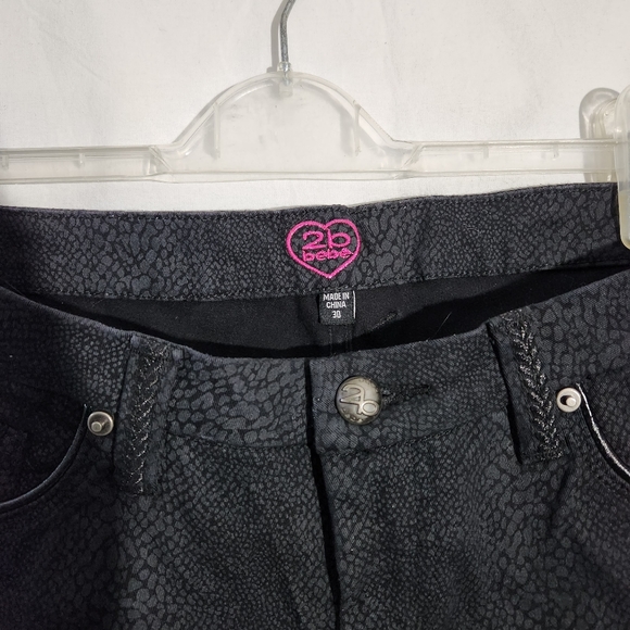2b bebe black dress pants size 30 - Picture 6 of 6